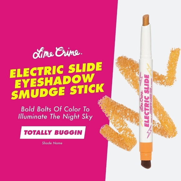 Lime Crime Electric Slide Eyeshadow & Brush Stick | Totally Buggin | Brand New - Picture 12 of 16